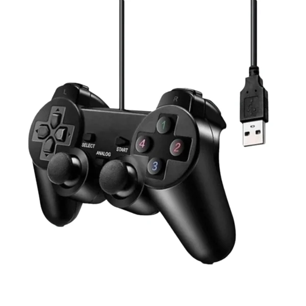 Controle Joystick Gamer Jogos Console E Computador Entrada Usb - Imagem 3