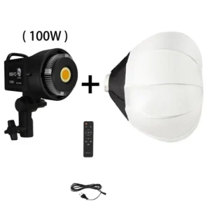 Luz de vídeo LED para fotografia de 100 W, 8300 CY,
