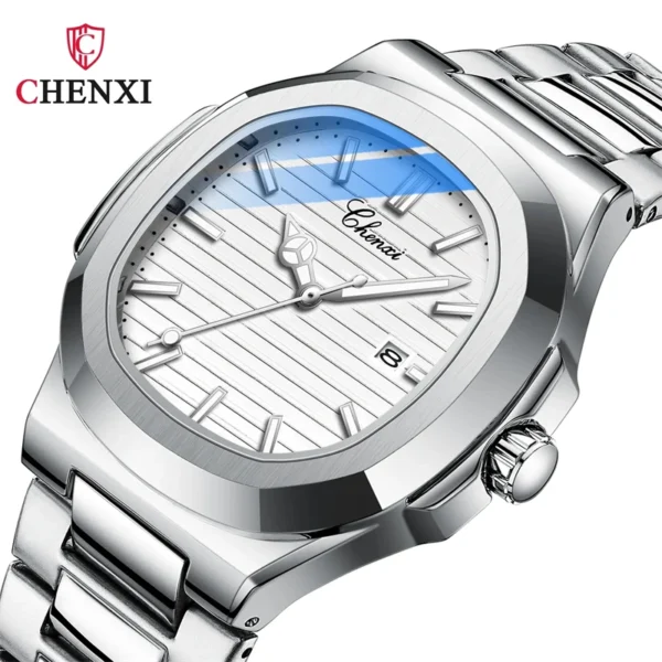 Relógio de pulso CHENXI 8222 Stainless Steel + Estojo - Imagem 3