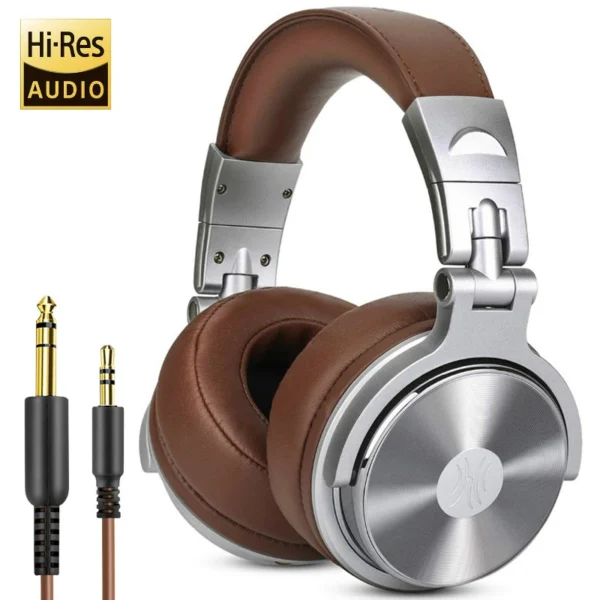 Fones de ouvido com fio Oneodio, profissional para estúdio, DJ com microfone, - Imagem 18