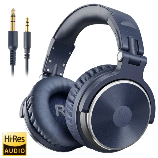 Fones de ouvido com fio Oneodio, profissional para estúdio, DJ com microfone, - Imagem 8