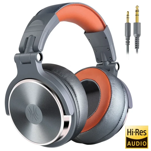 Fones de ouvido com fio Oneodio, profissional para estúdio, DJ com microfone, - Imagem 14
