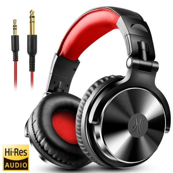 Fones de ouvido com fio Oneodio, profissional para estúdio, DJ com microfone, - Imagem 12