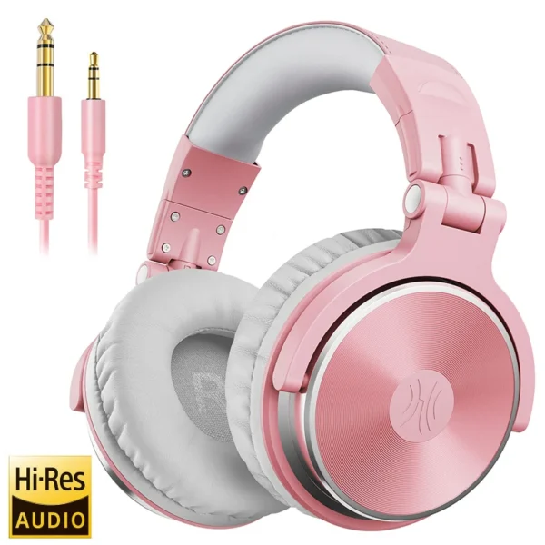 Fones de ouvido com fio Oneodio, profissional para estúdio, DJ com microfone, - Imagem 9