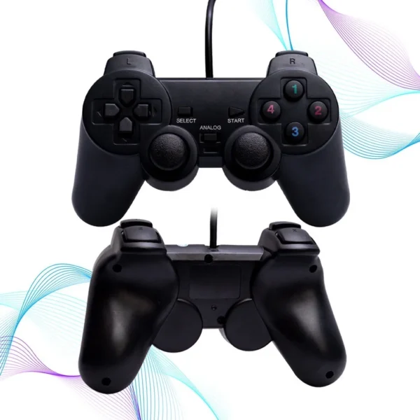 Controle Joystick Gamer Jogos Console E Computador Entrada Usb - Imagem 5