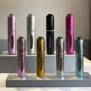 Mini Spray Portátil 5ml para Perfume ou Álcool | Recarregável, Elegante e Ideal para Viagens