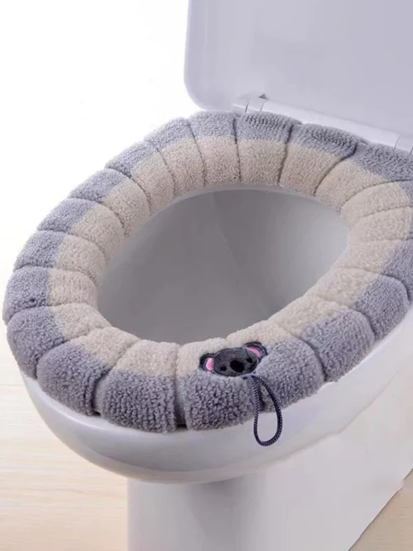 Assento Almofadado para Vaso Sanitário com Alça Higiênica | Lavável, Térmico e Universal – 4 Cores - Imagem 7