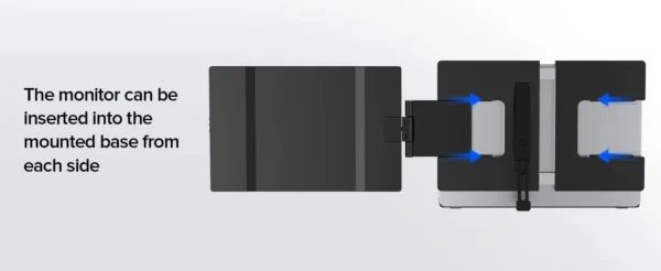 Monitor Extensor Portátil EVICIV 2K 14" com Giro Automático e Conexão USB-C/HDMI – Tela Tripla QHD 1440p - Imagem 12